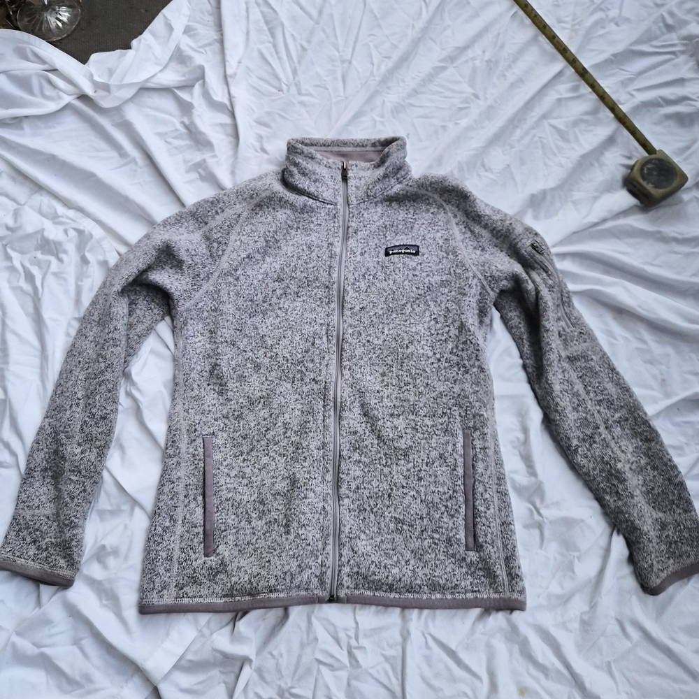 Patagonia Better Sweater Jacket Sweatshirt Full Zip Gray Purple  Size Small